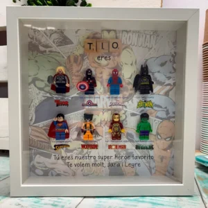 Cuadro de Súper Héroes con texto personalizado
