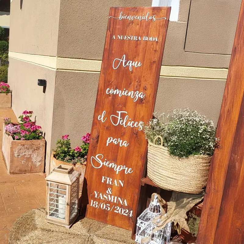 Rincón de bienvenida para todos eventos