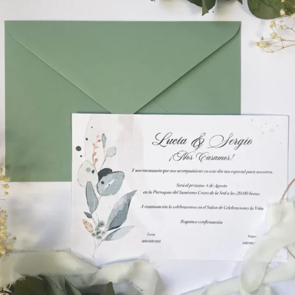 Invitación de boda refinada - Imagen 2
