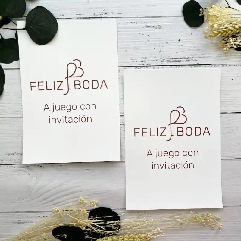 organizador de mesa Juego con la Invitación
