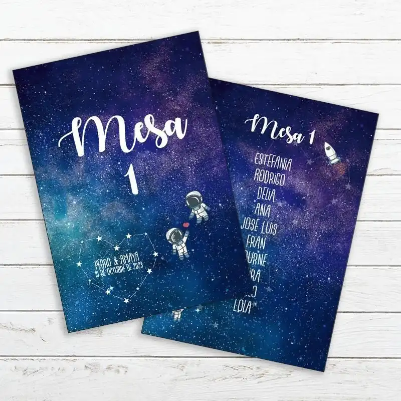 organizador de mesas estilo astronauta