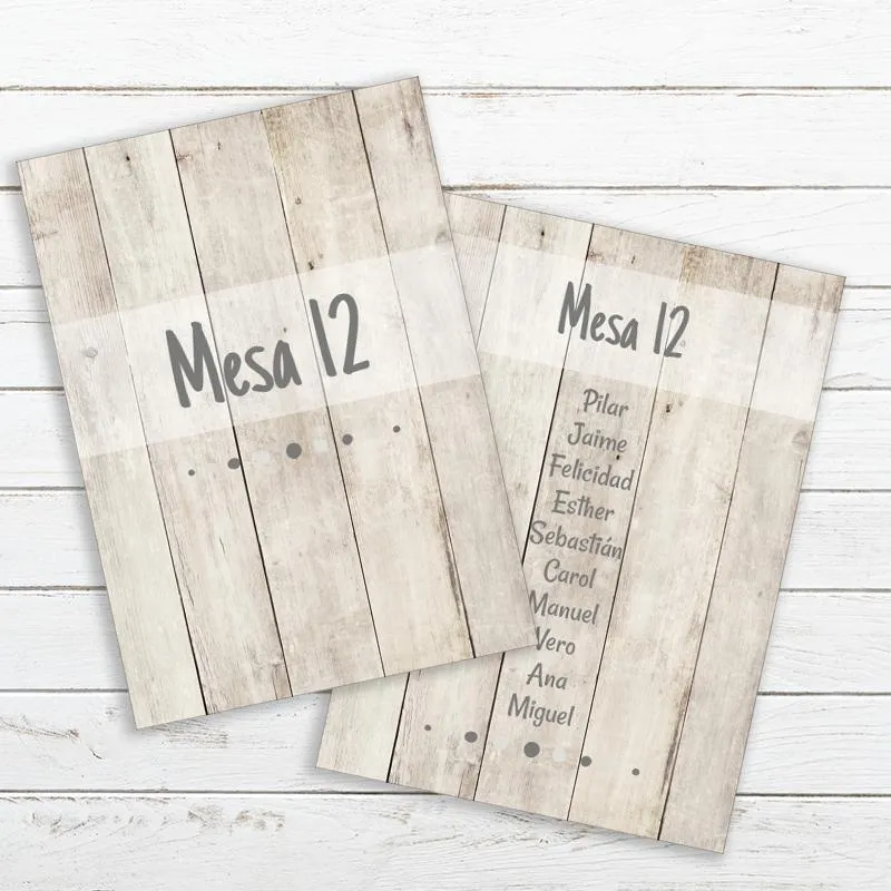 Organizador de mesa madera vintage representándolo a la perfección.