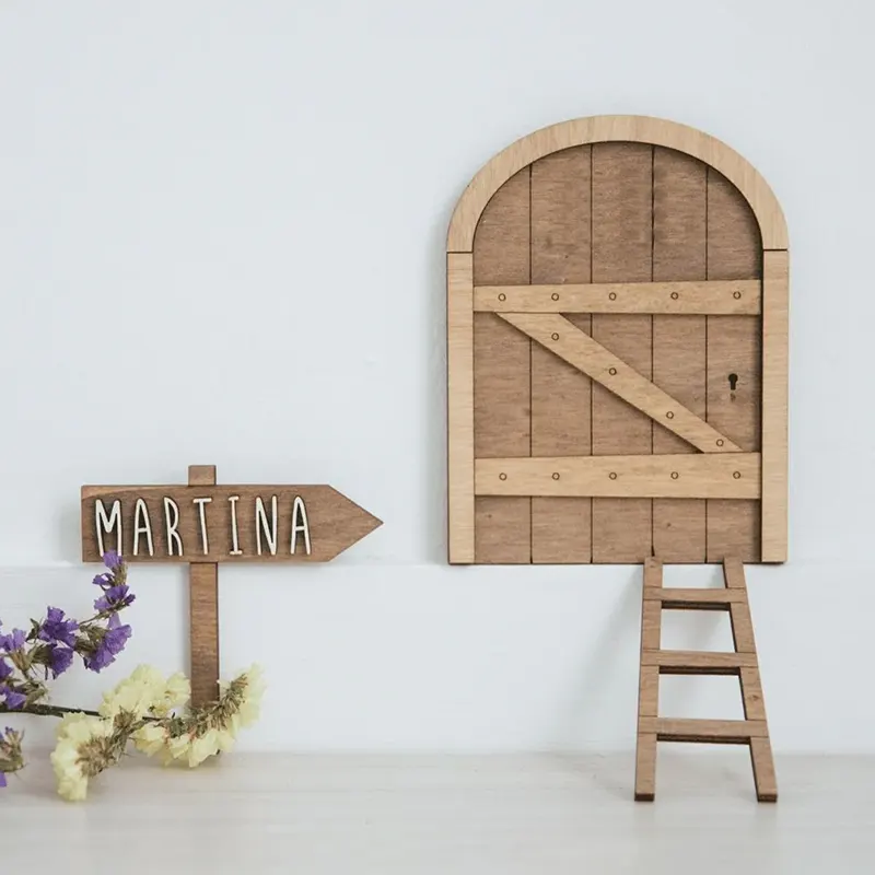 Puerta para el ratoncito pérez con nombre de chica