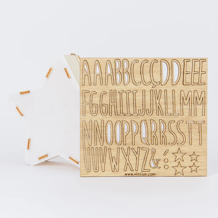 Mini Estrella con Kit de Letras - Imagen 4